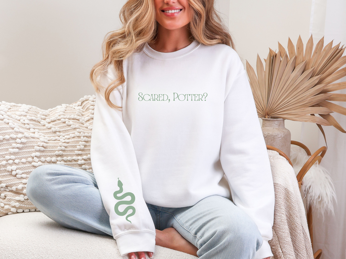 "Scared, Potter?" Crewneck