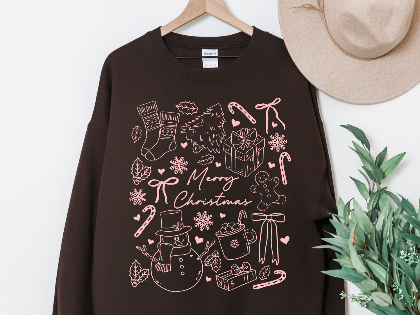 "Christmas Doodles" Crewneck