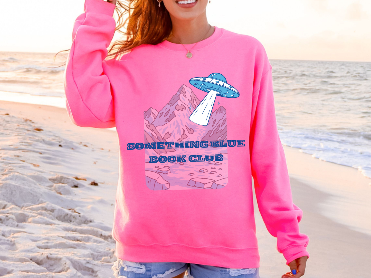 Ice Planet Barbarians "Something Blue Book Club" Crewneck