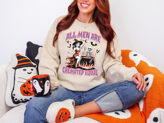 "All Men Are Cremated Equal" Crewneck