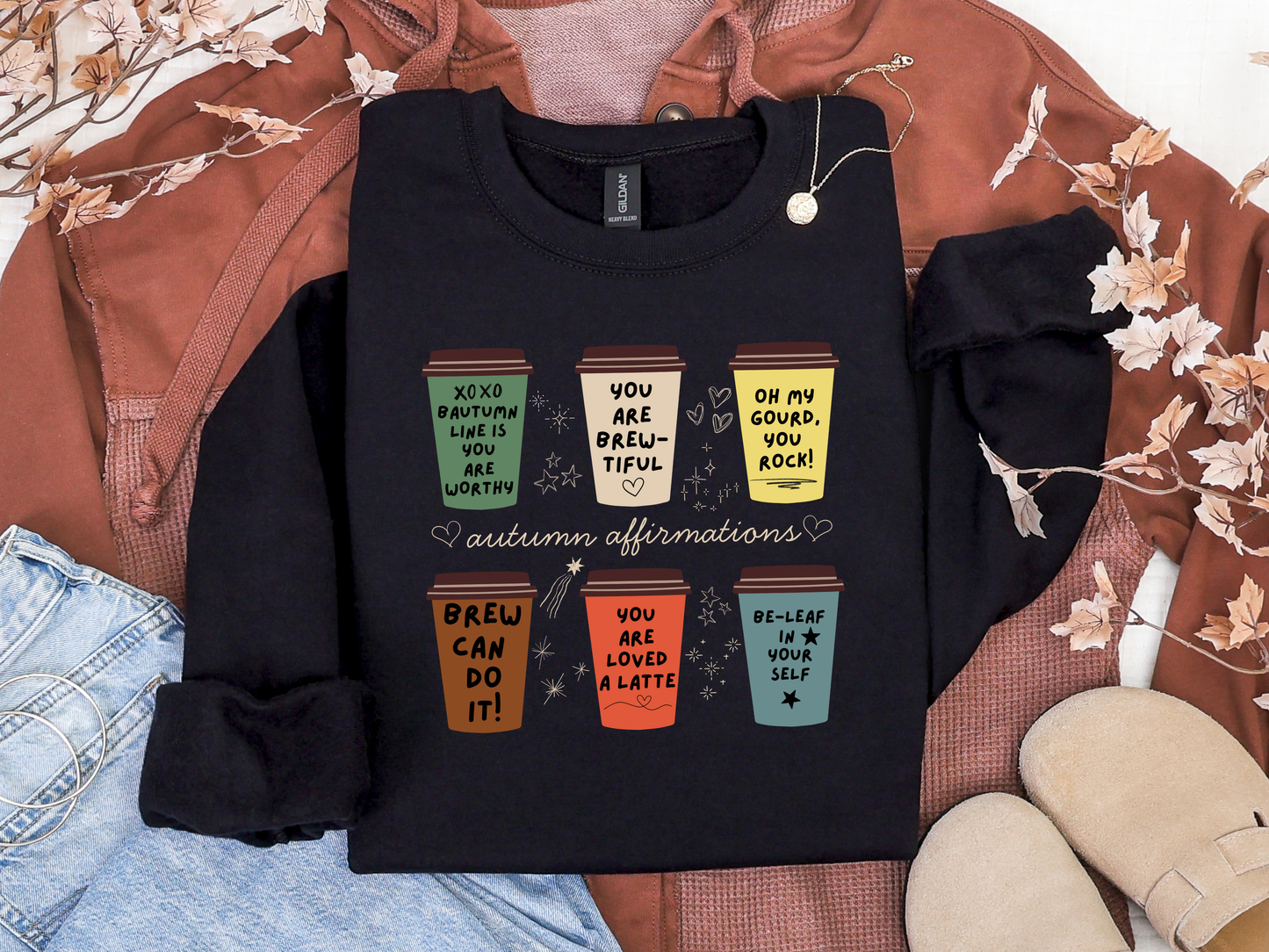 "Autumn Affirmations" Crewneck