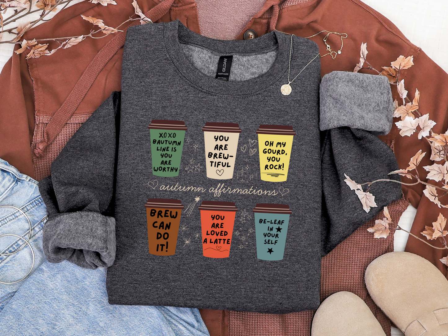 "Autumn Affirmations" Crewneck