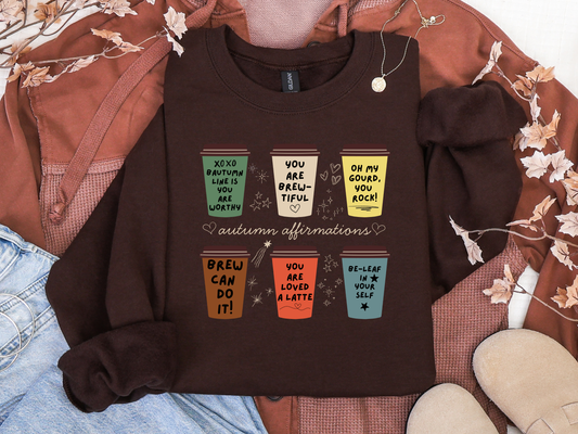 "Autumn Affirmations" Crewneck