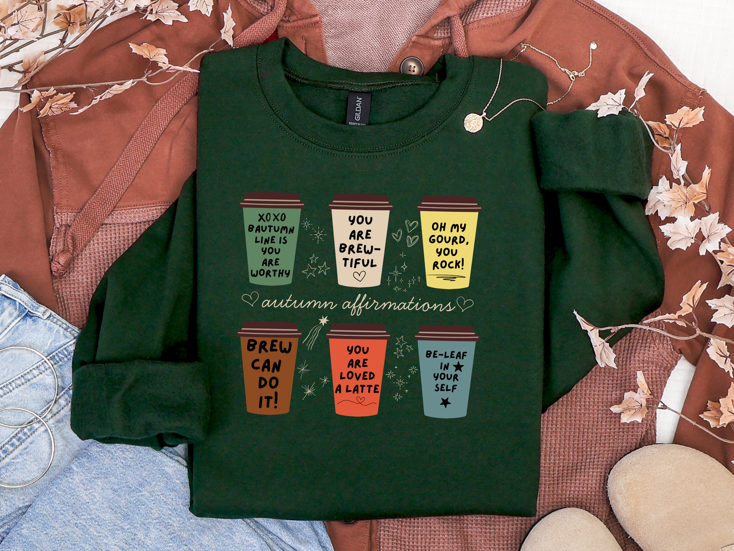 "Autumn Affirmations" Crewneck