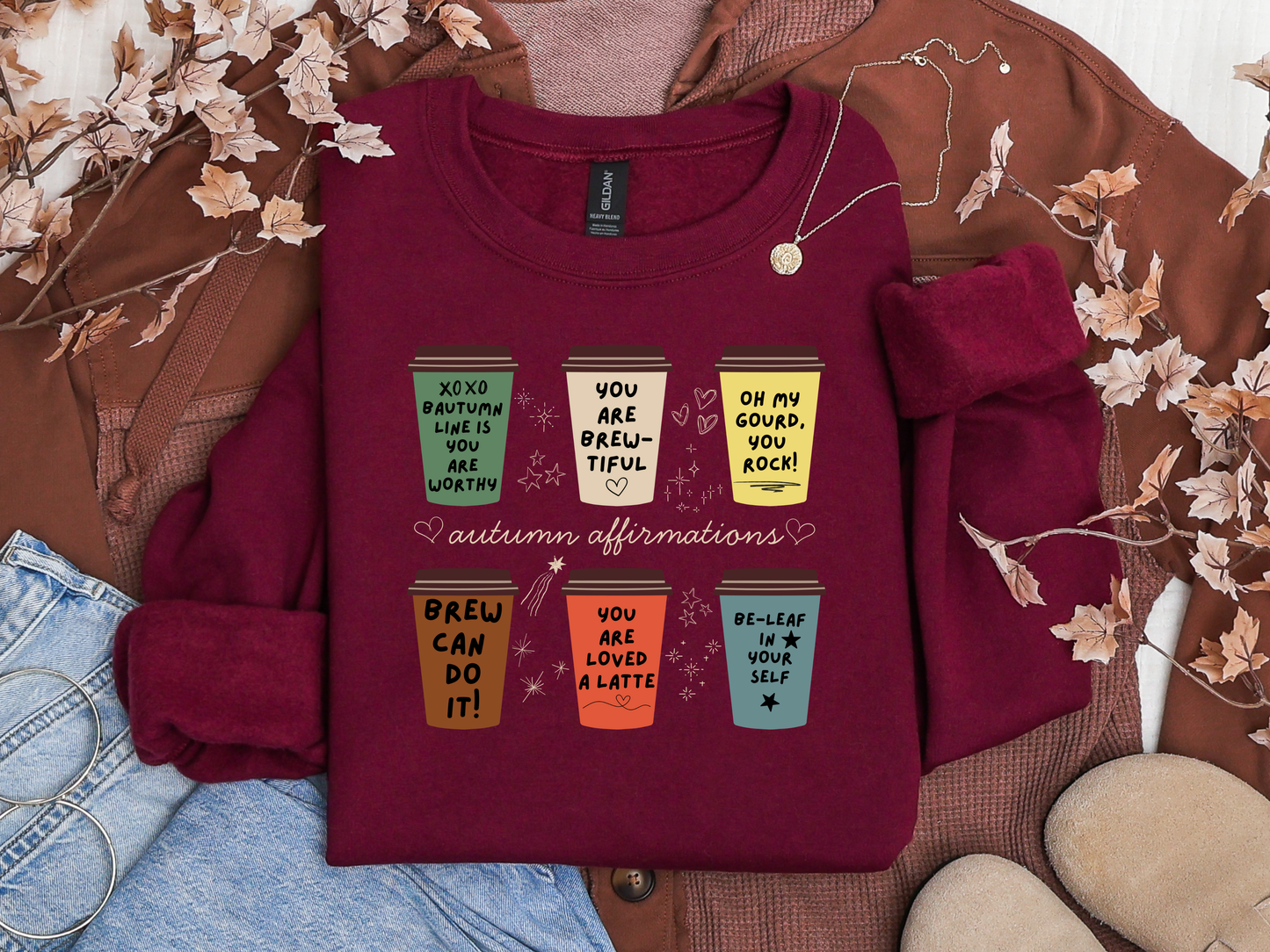 "Autumn Affirmations" Crewneck
