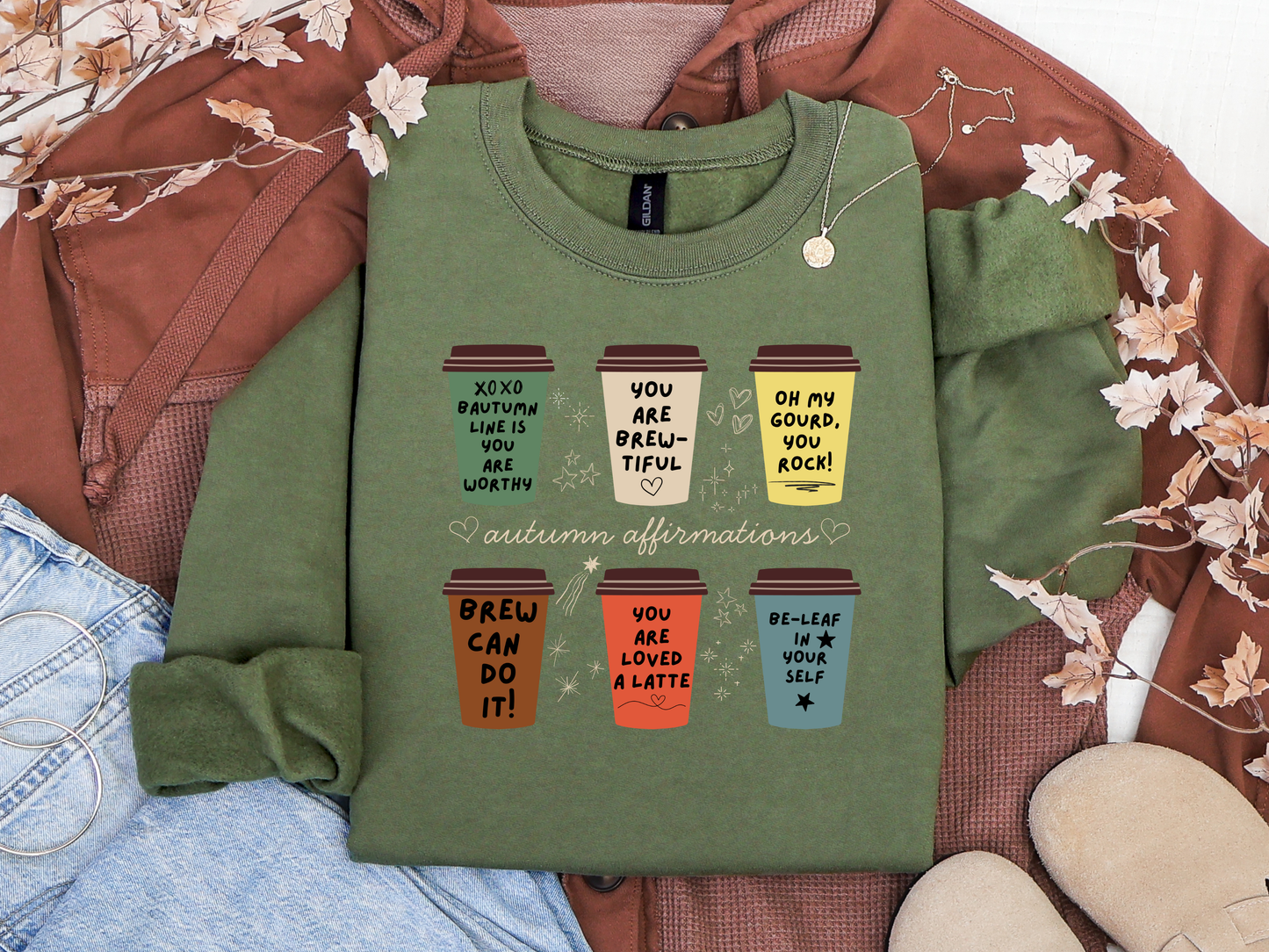 "Autumn Affirmations" Crewneck