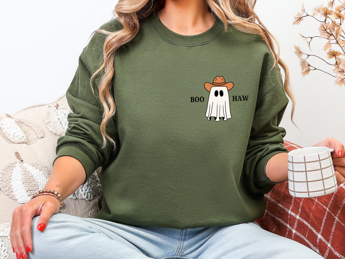 "BOO HAW" Crewneck
