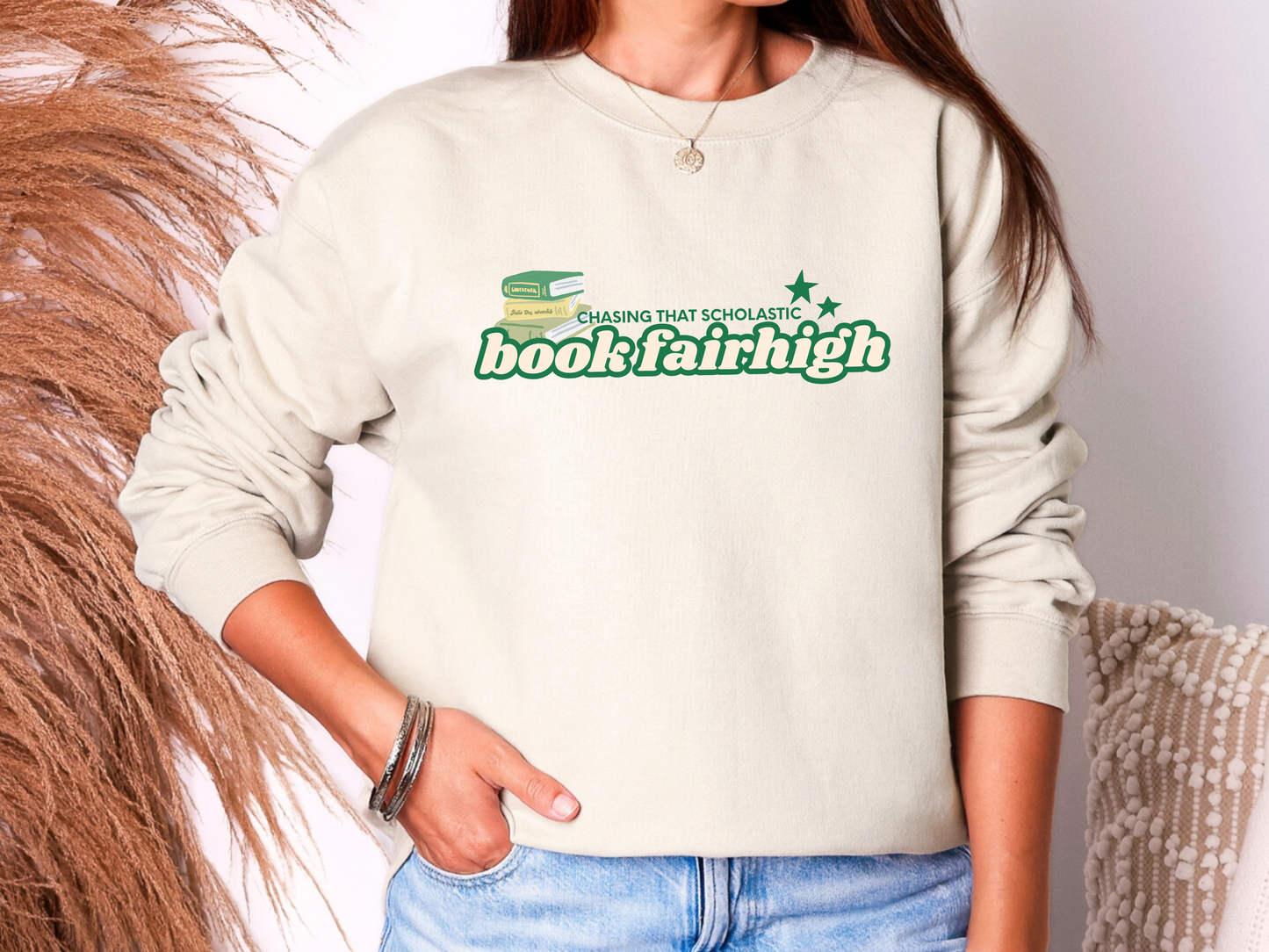 "Scholastic Book Fair High" Crewneck