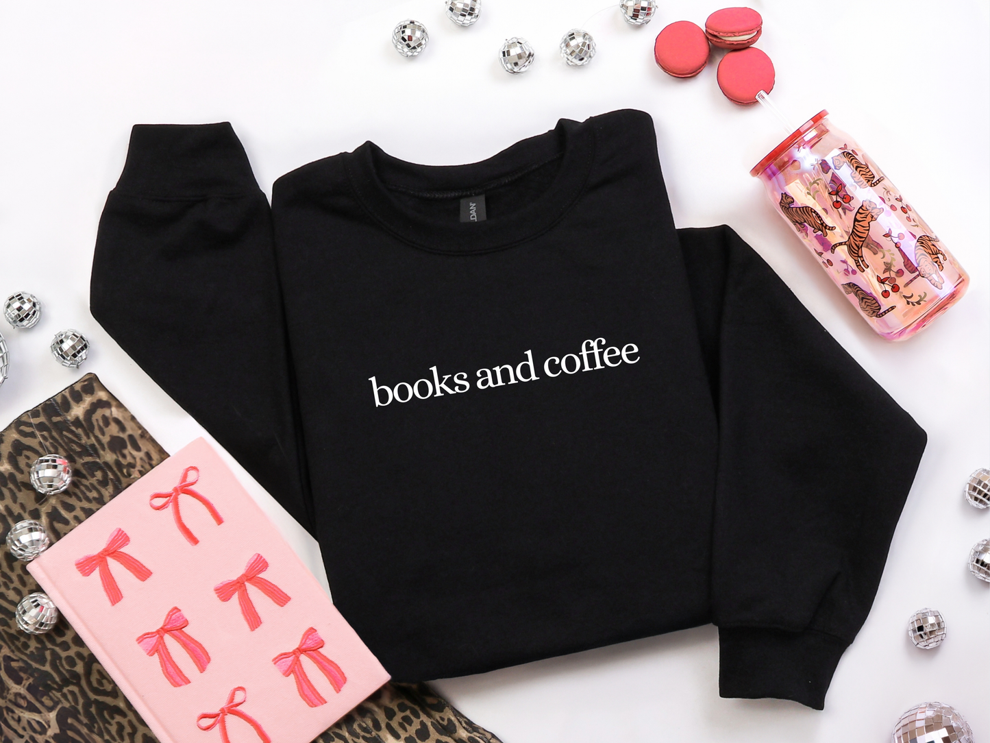 "Books and Coffee" Crewneck