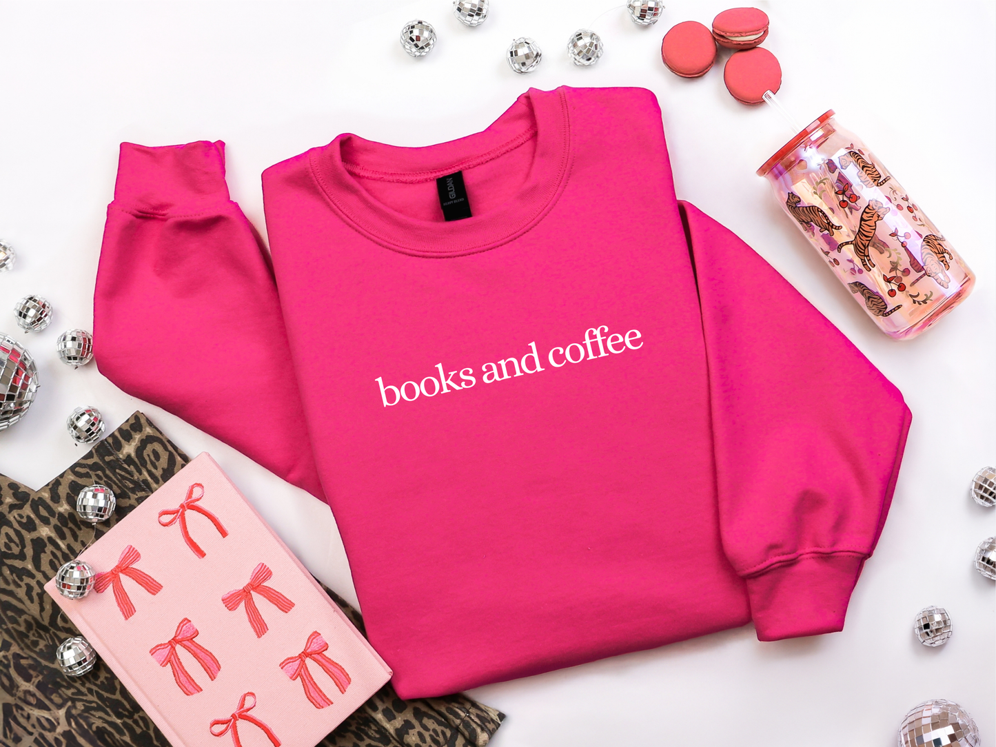 "Books and Coffee" Crewneck