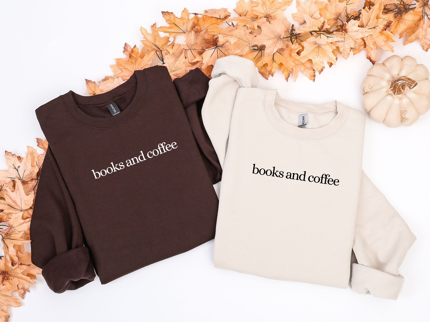 "Books and Coffee" Crewneck