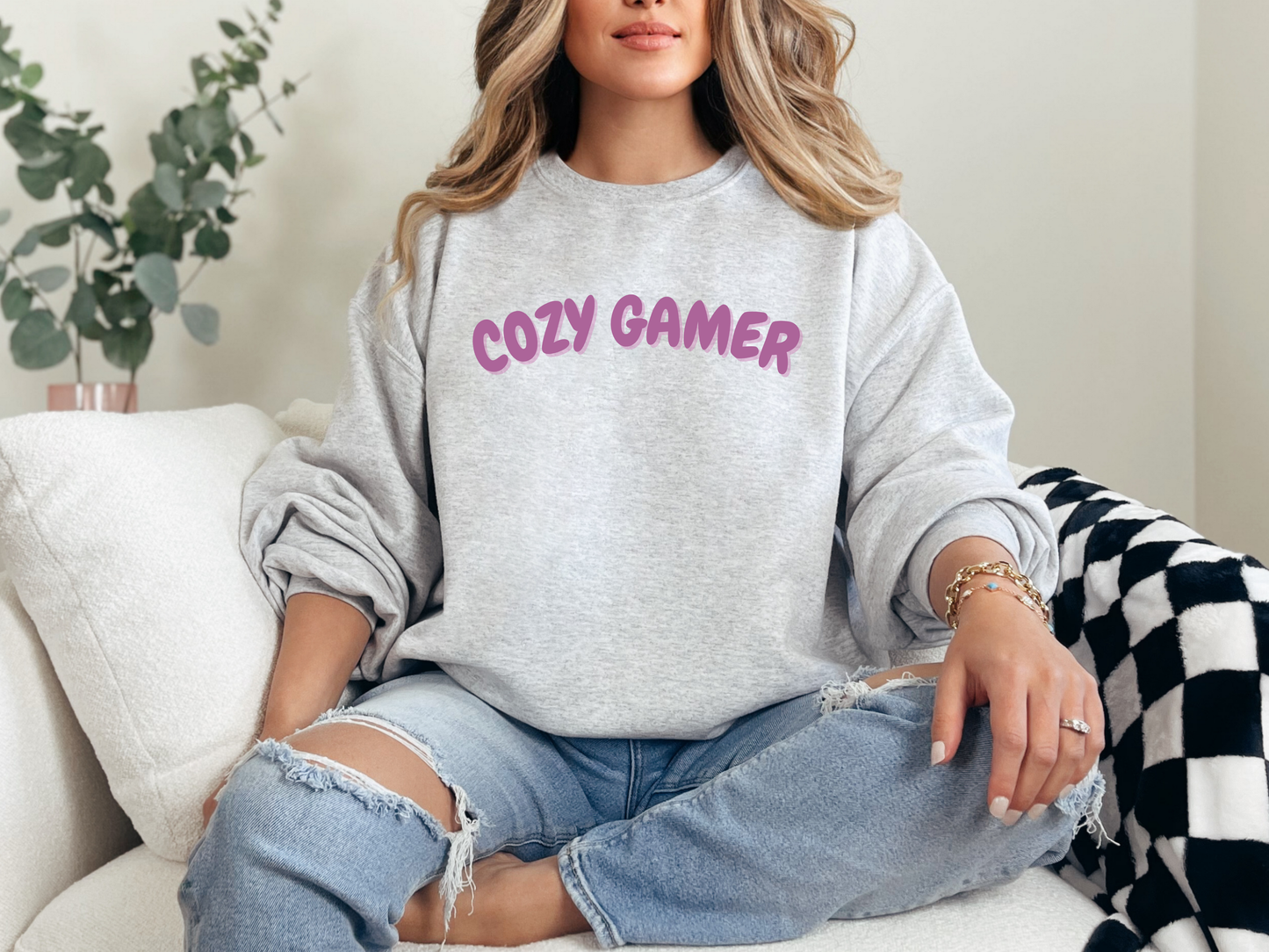 "Cozy Gamer" Crewneck