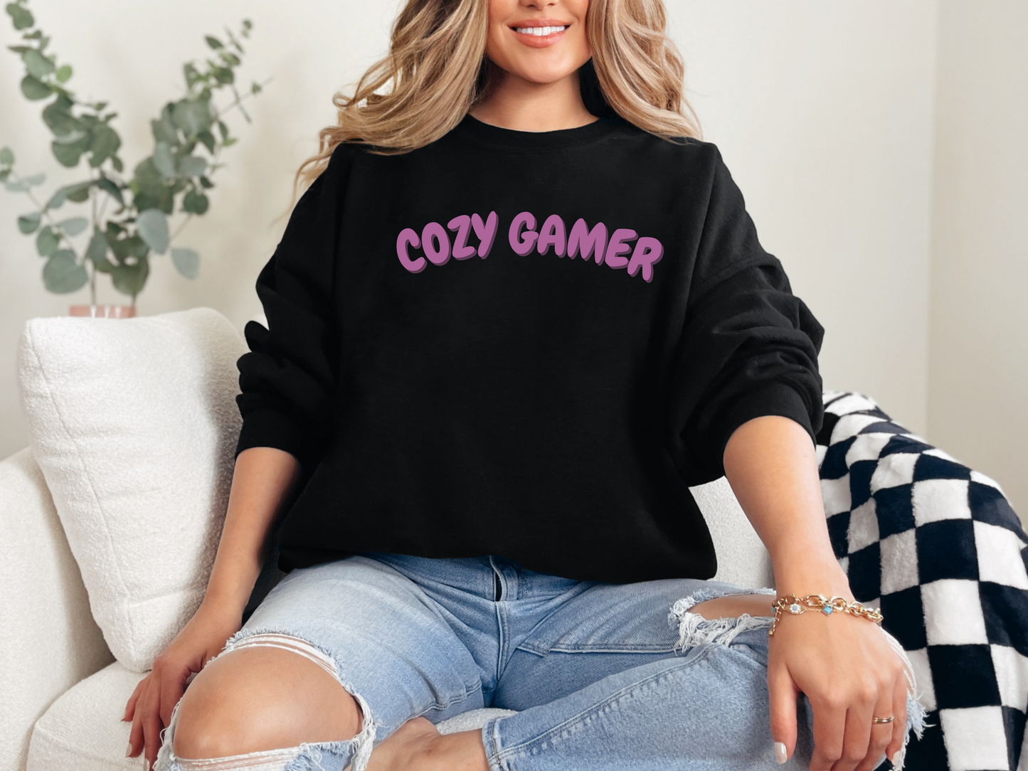 "Cozy Gamer" Crewneck