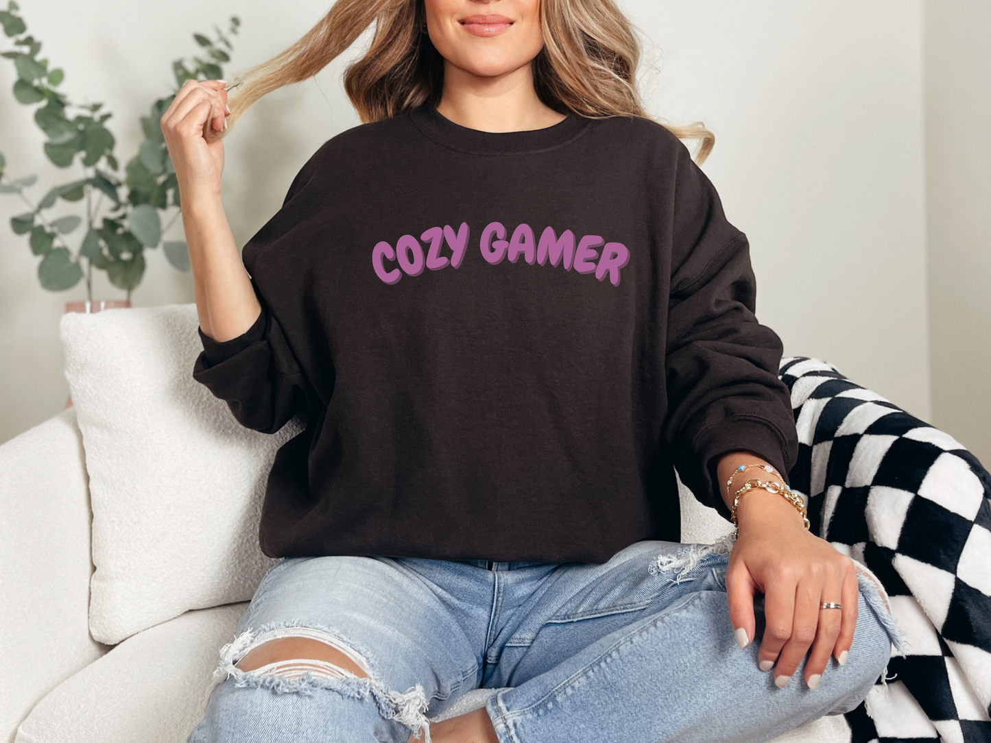 "Cozy Gamer" Crewneck