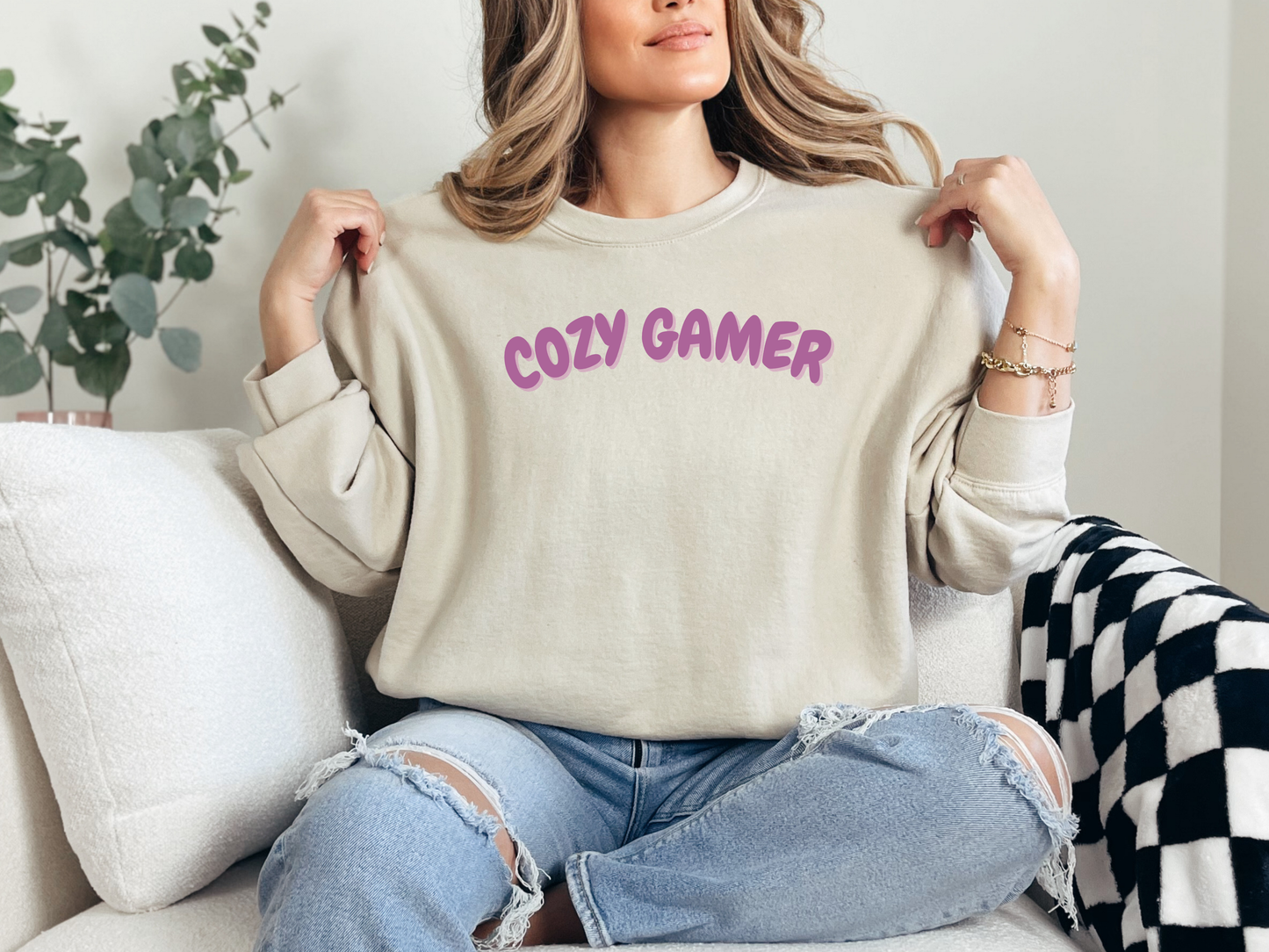 "Cozy Gamer" Crewneck
