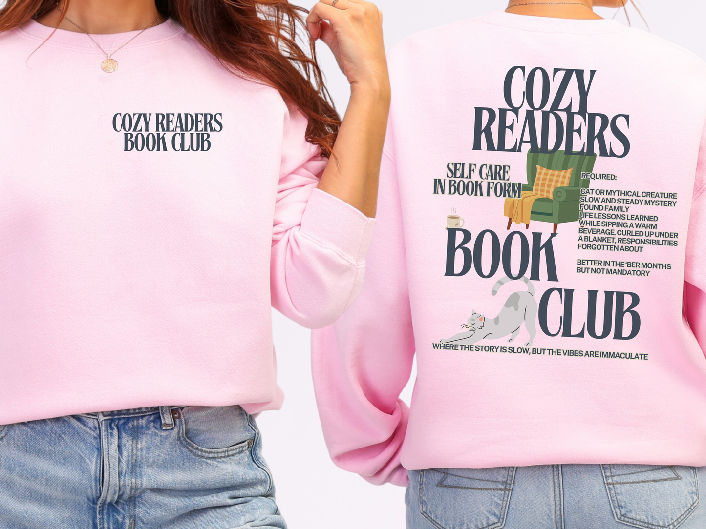 "Book Club" Crewneck (9 Club Options)