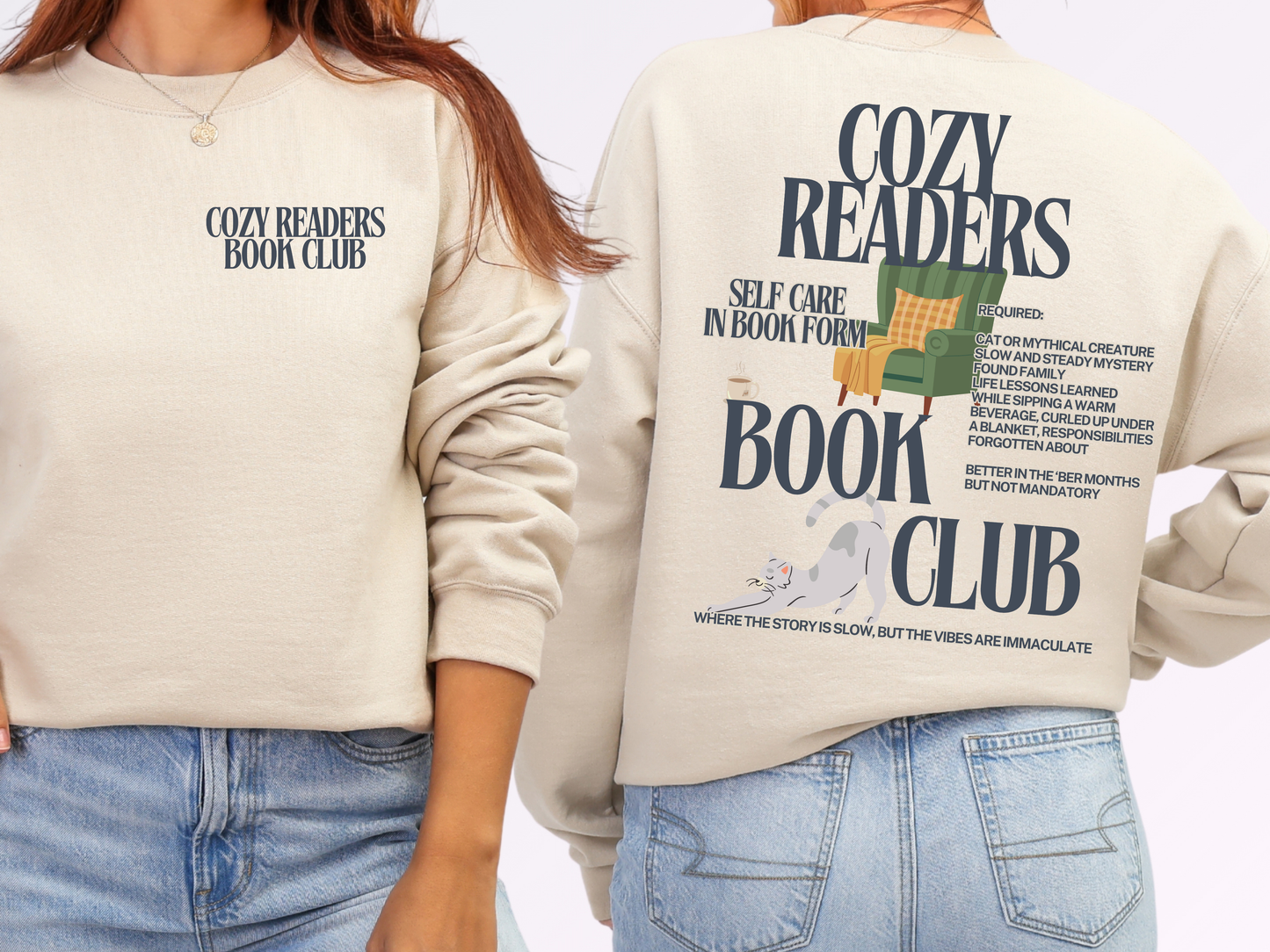 "Book Club" Crewneck (9 Club Options)