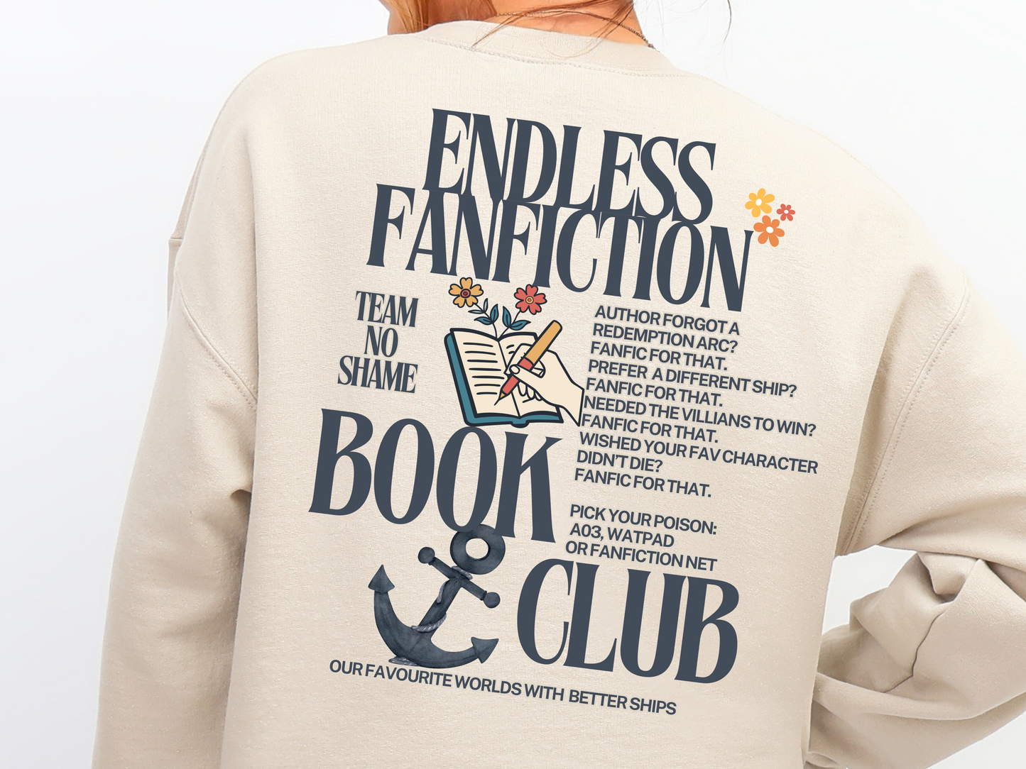"Book Club" Crewneck (9 Club Options)