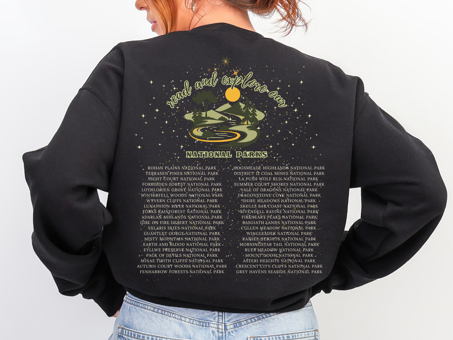 "Fantasy National Parks" Crewneck