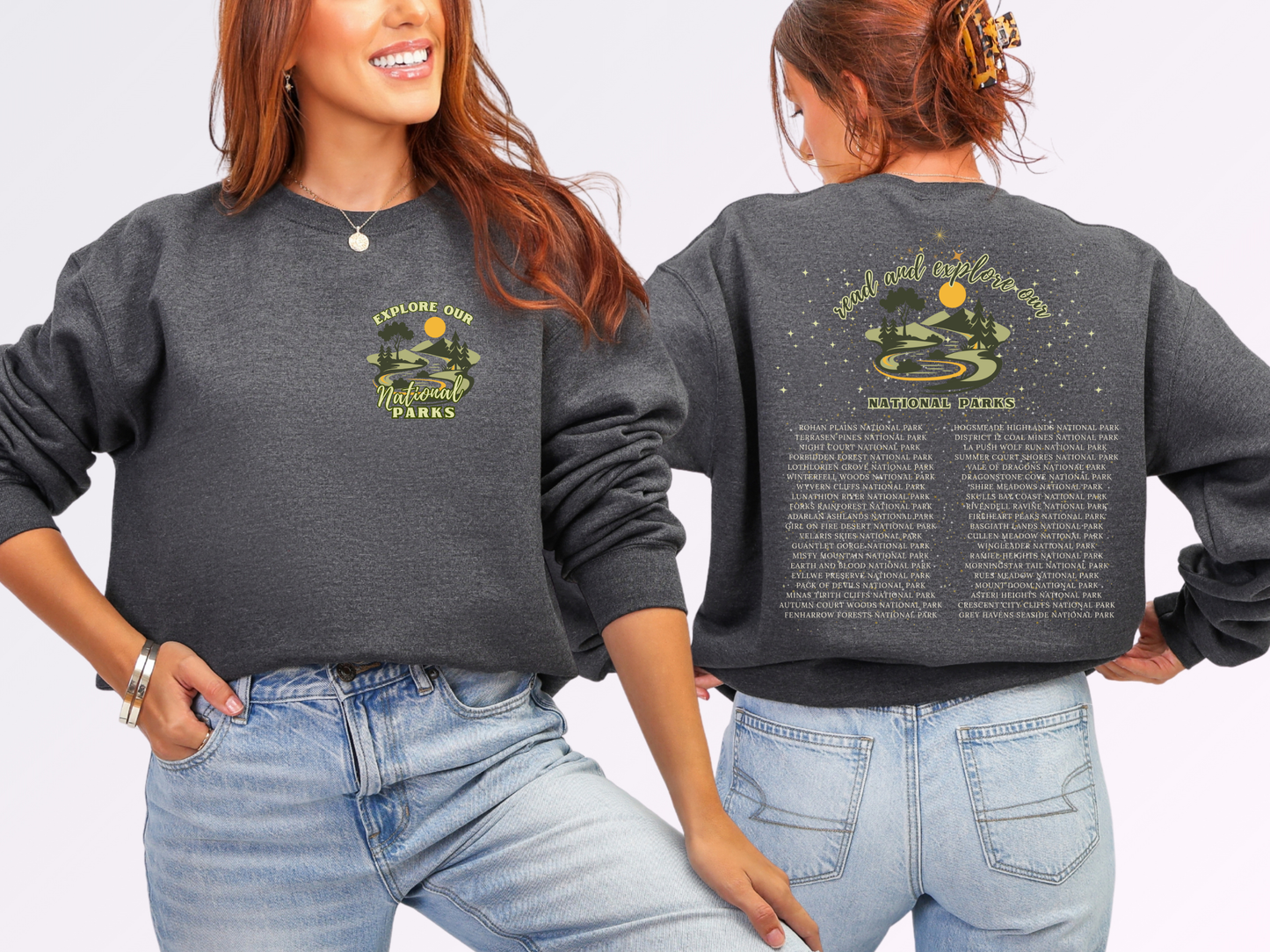 "Fantasy National Parks" Crewneck
