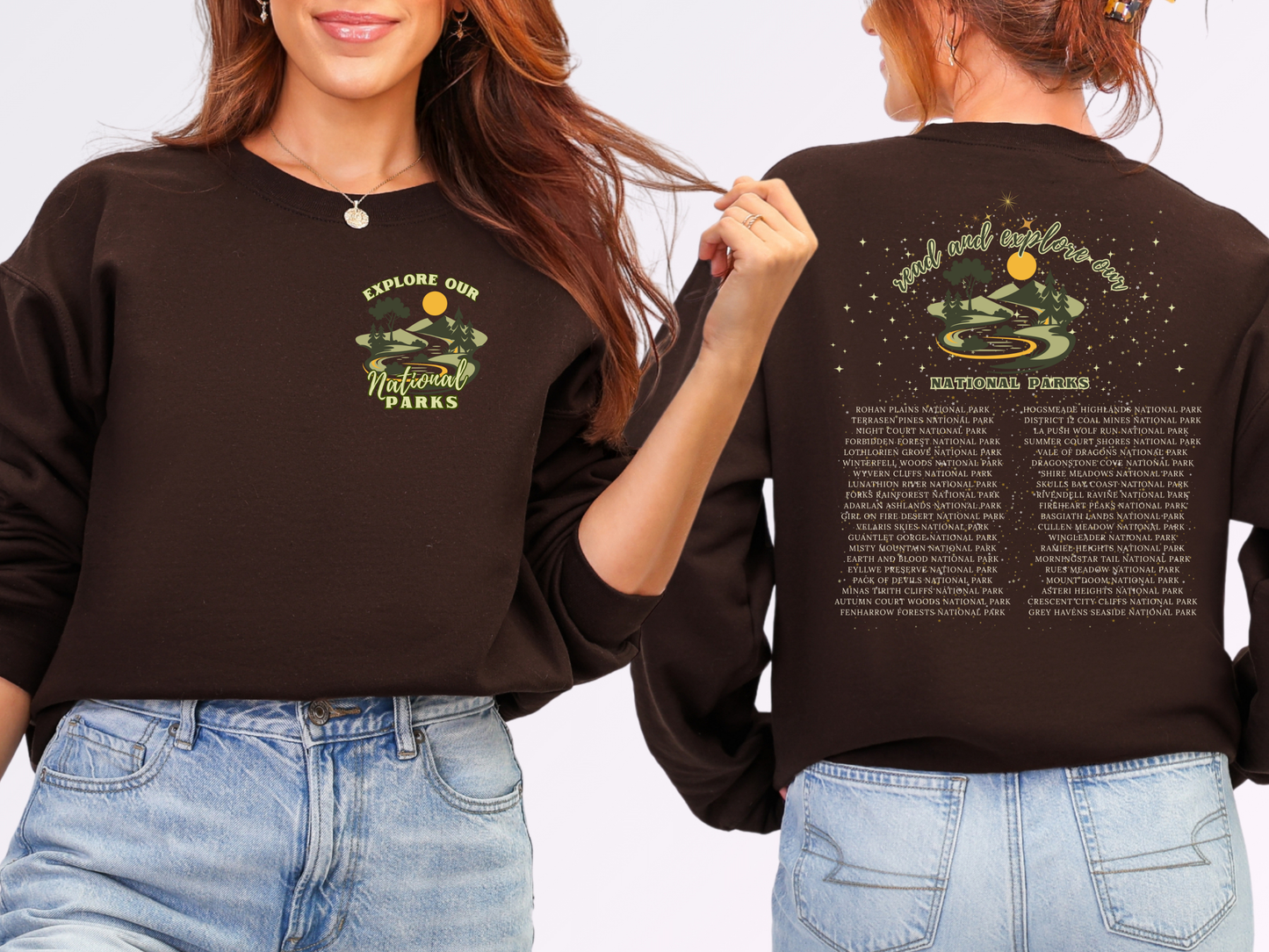 "Fantasy National Parks" Crewneck