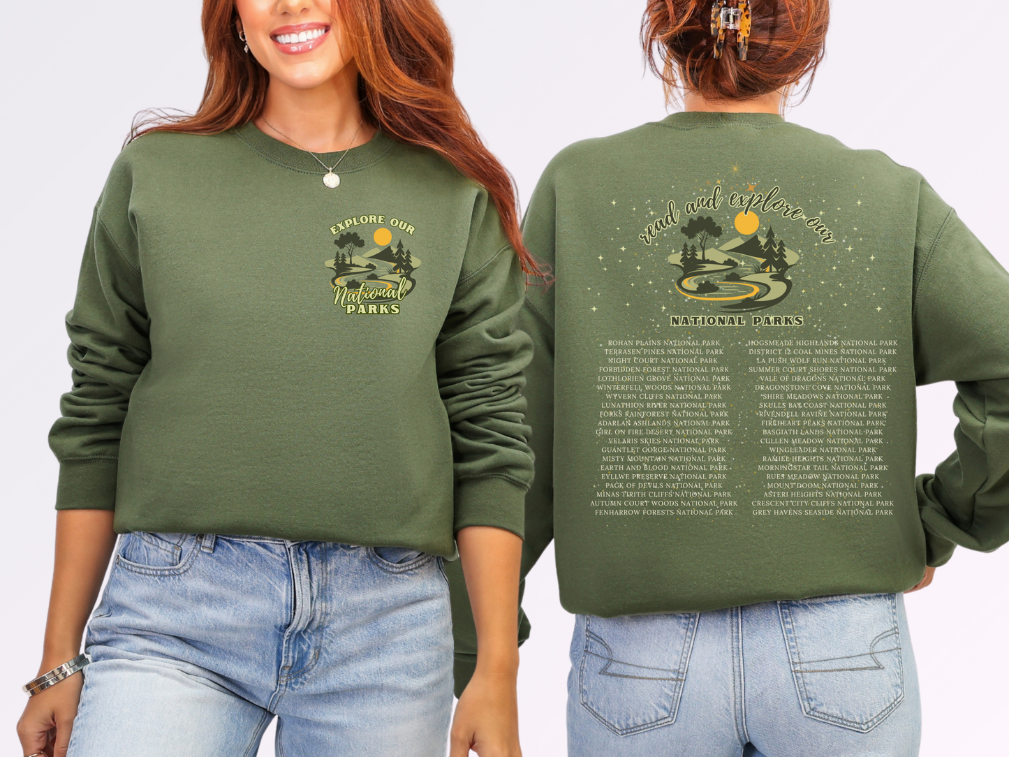 "Fantasy National Parks" Crewneck