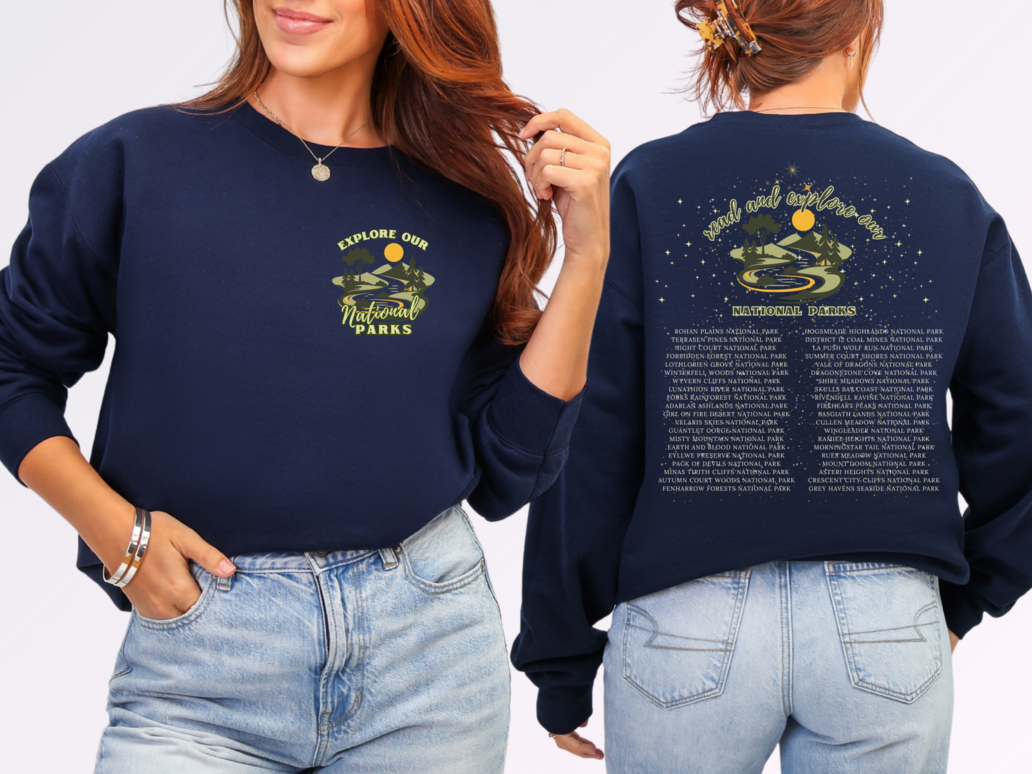 "Fantasy National Parks" Crewneck