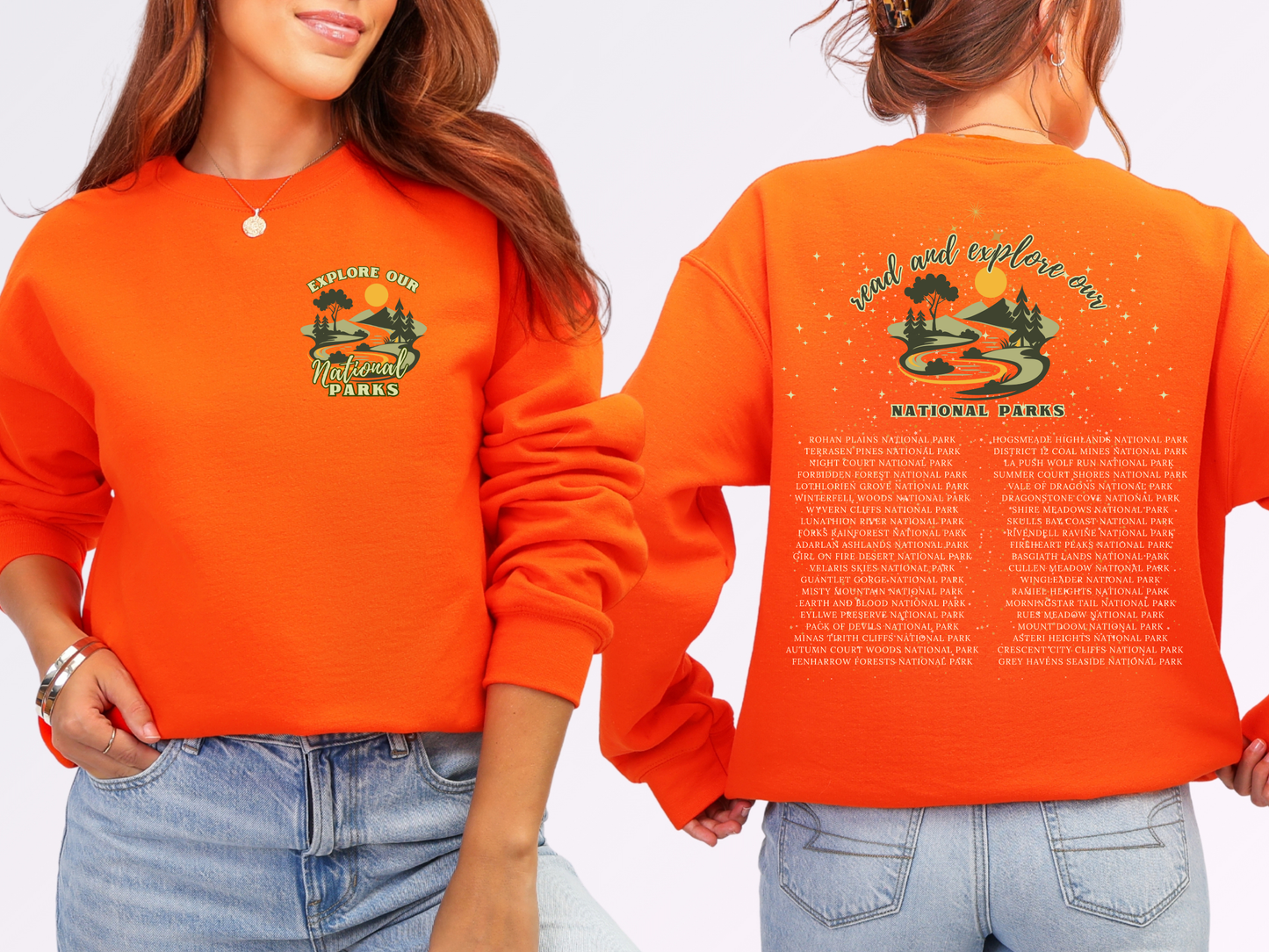 "Fantasy National Parks" Crewneck