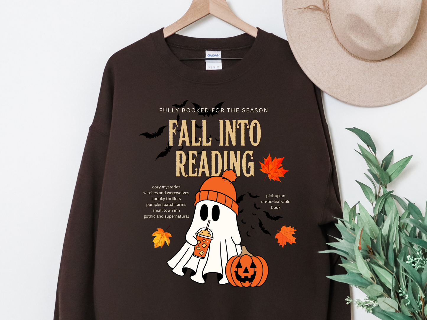 "Fall Into Reading" Crewneck