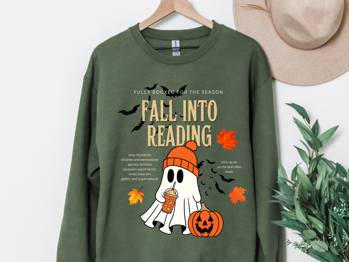 "Fall Into Reading" Crewneck