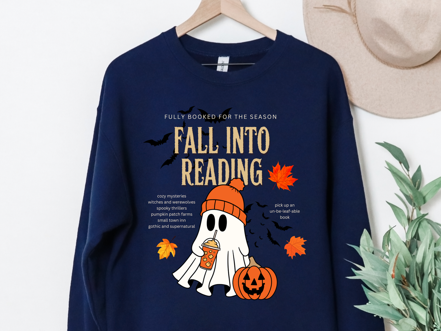 "Fall Into Reading" Crewneck