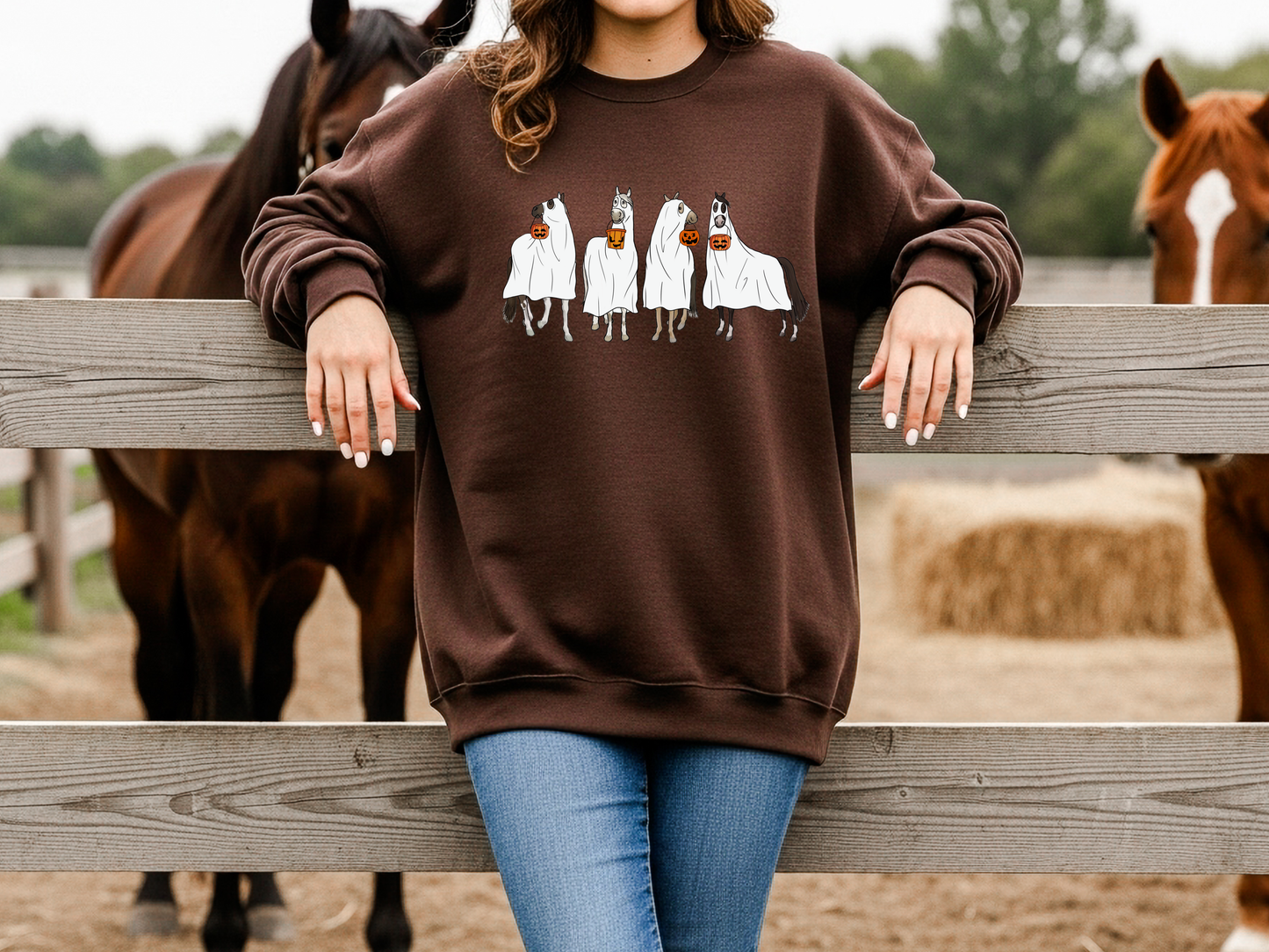 "Ghost Horses" Crewneck