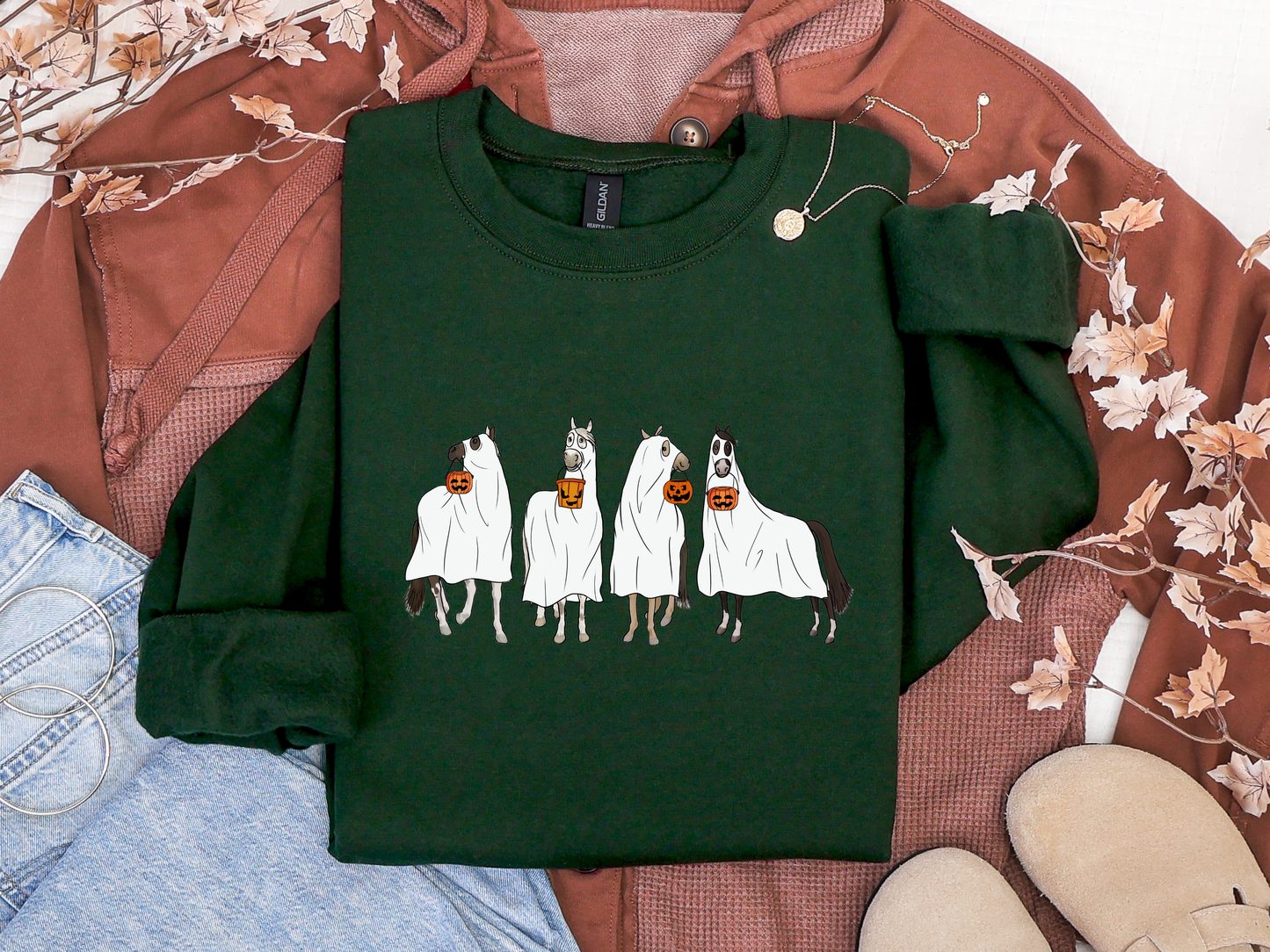 "Ghost Horses" Crewneck