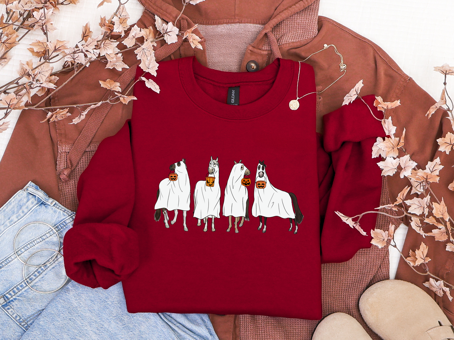 "Ghost Horses" Crewneck