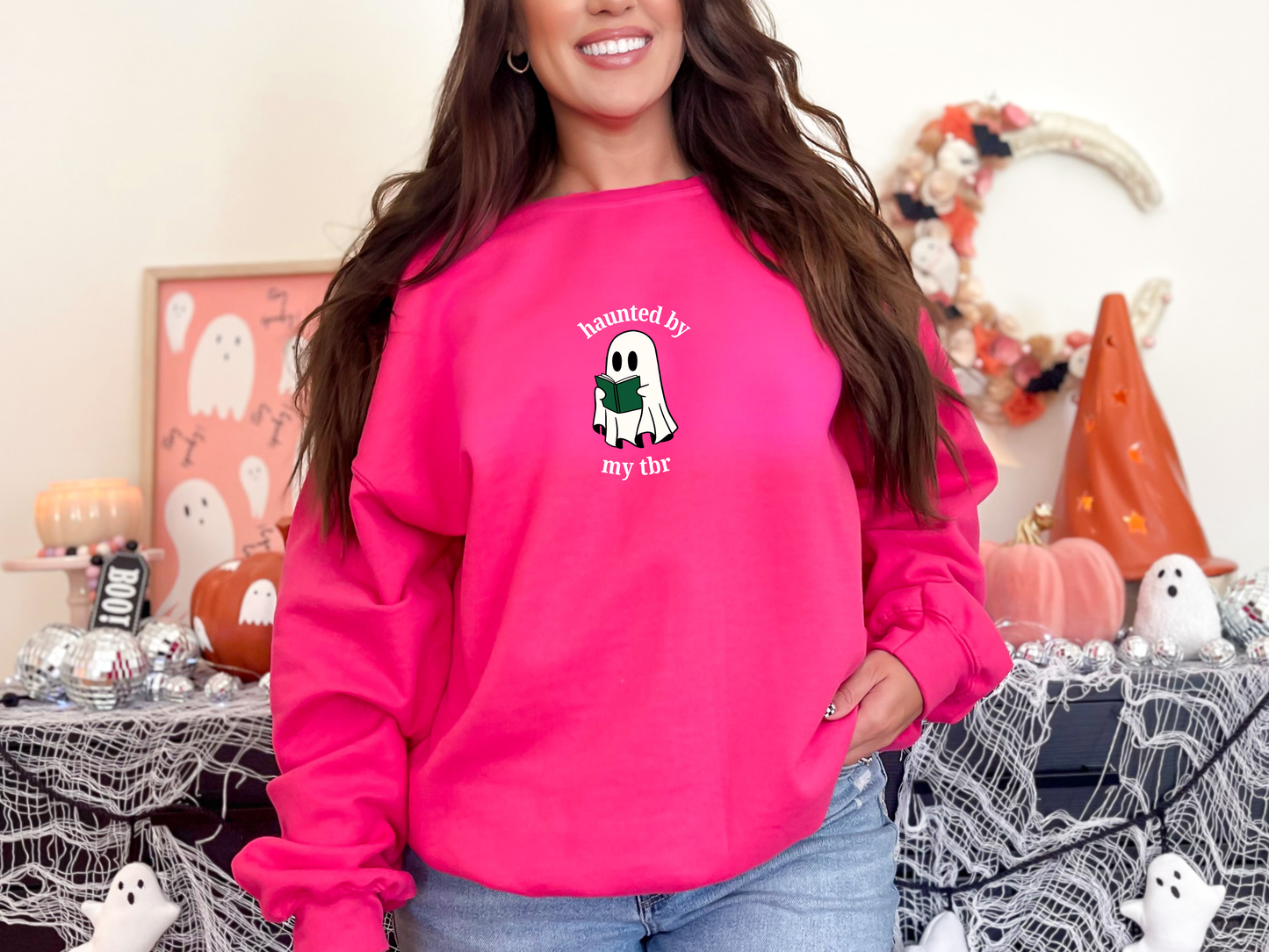 "Haunted By My TBR" Crewneck