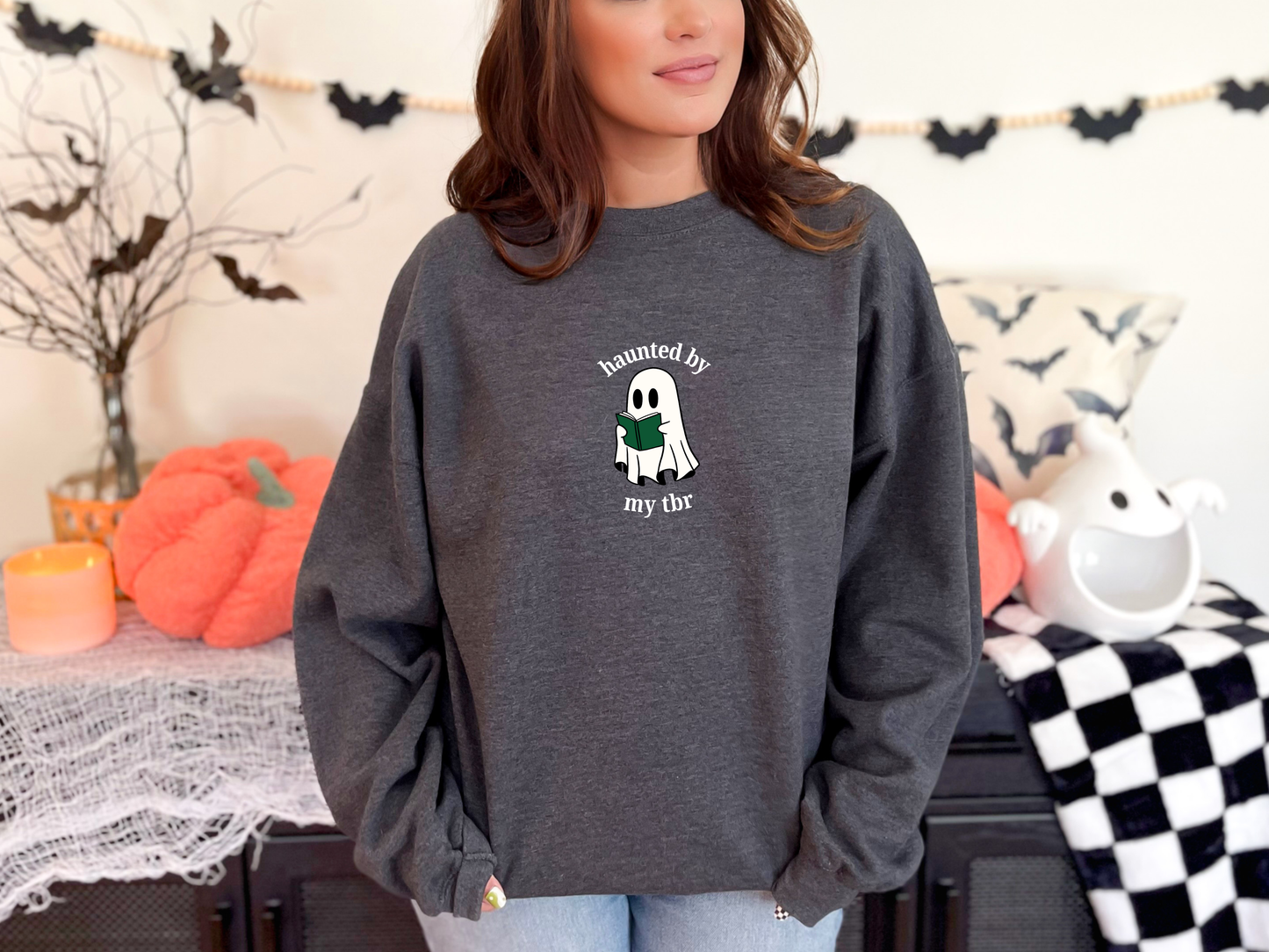 "Haunted By My TBR" Crewneck