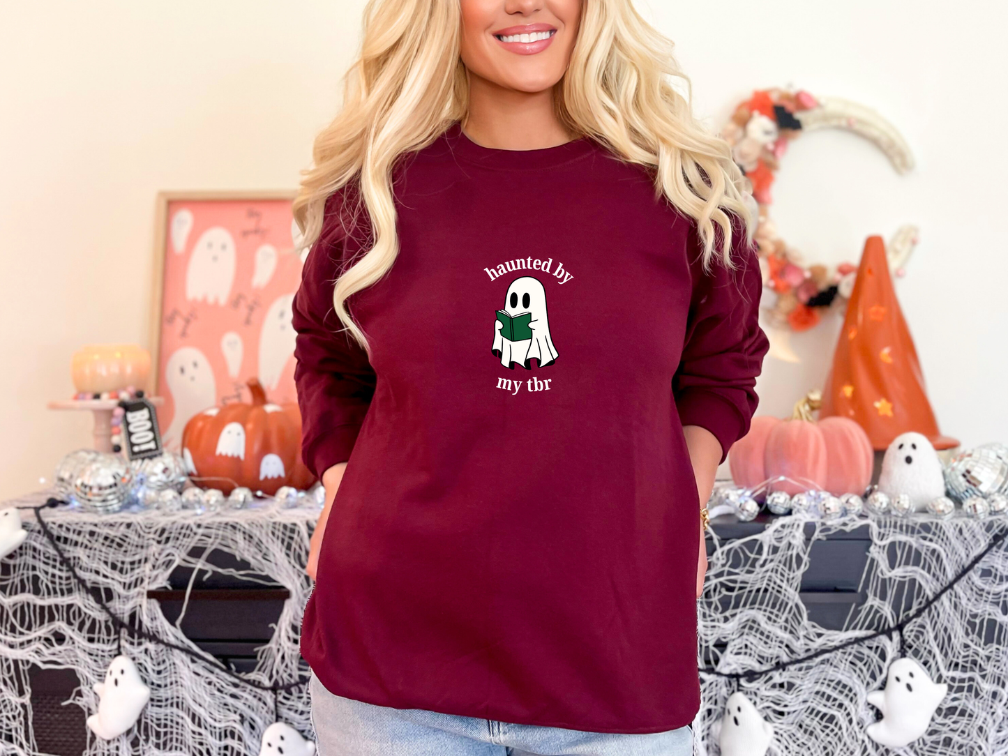 "Haunted By My TBR" Crewneck