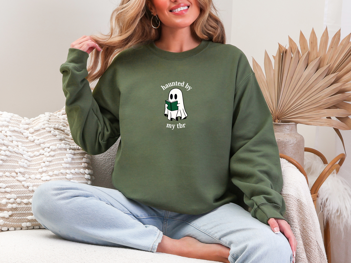"Haunted By My TBR" Crewneck