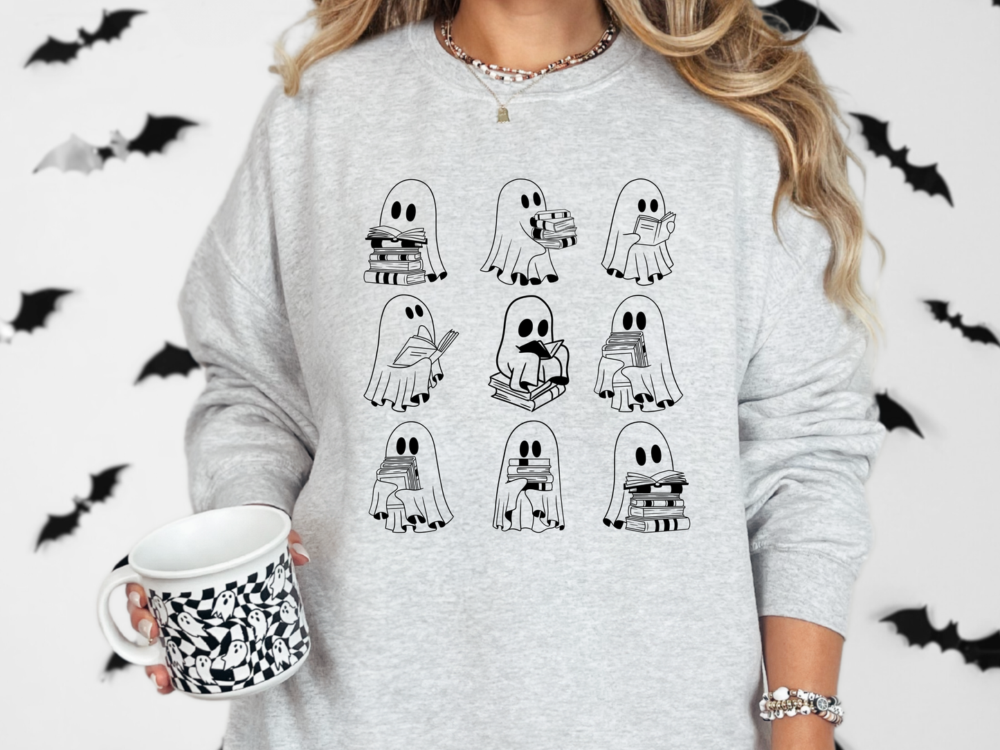 "Reading Ghosts" Crewneck