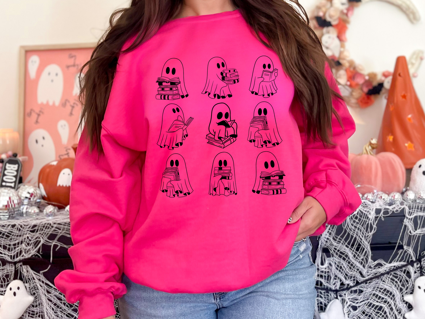 "Reading Ghosts" Crewneck