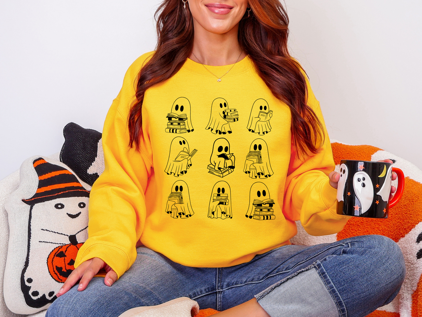 "Reading Ghosts" Crewneck