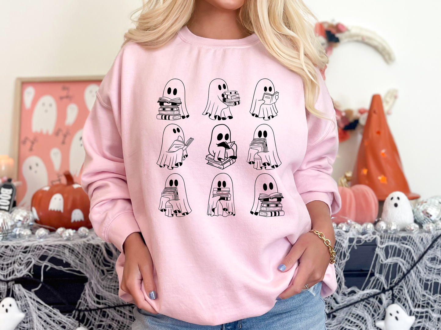 "Reading Ghosts" Crewneck