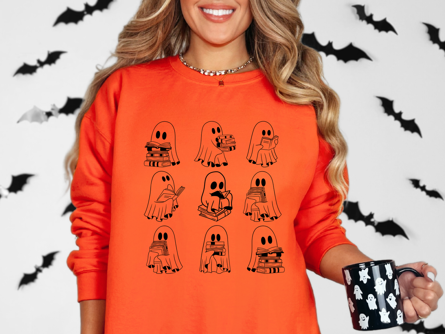 "Reading Ghosts" Crewneck