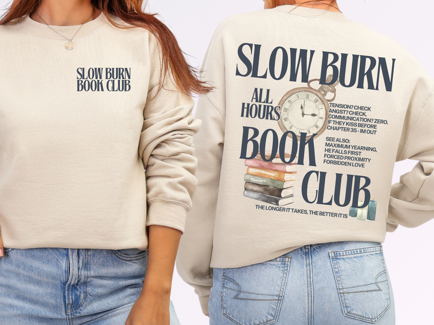 "Book Club" Crewneck (9 Club Options)