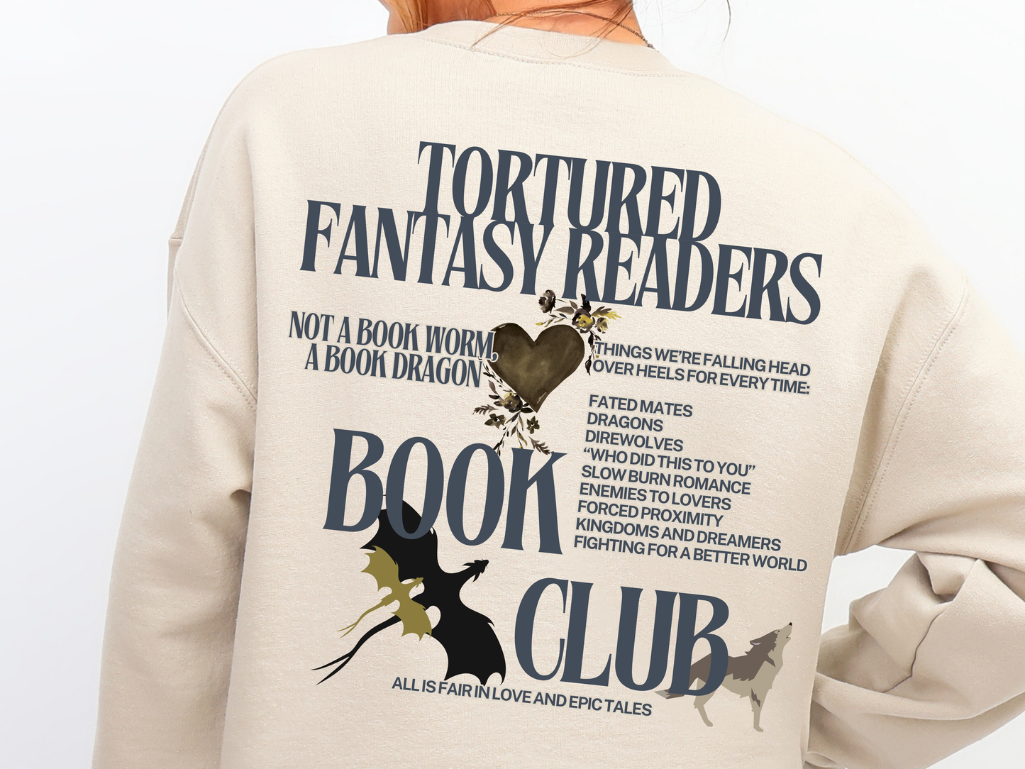 "Book Club" Crewneck (9 Club Options)