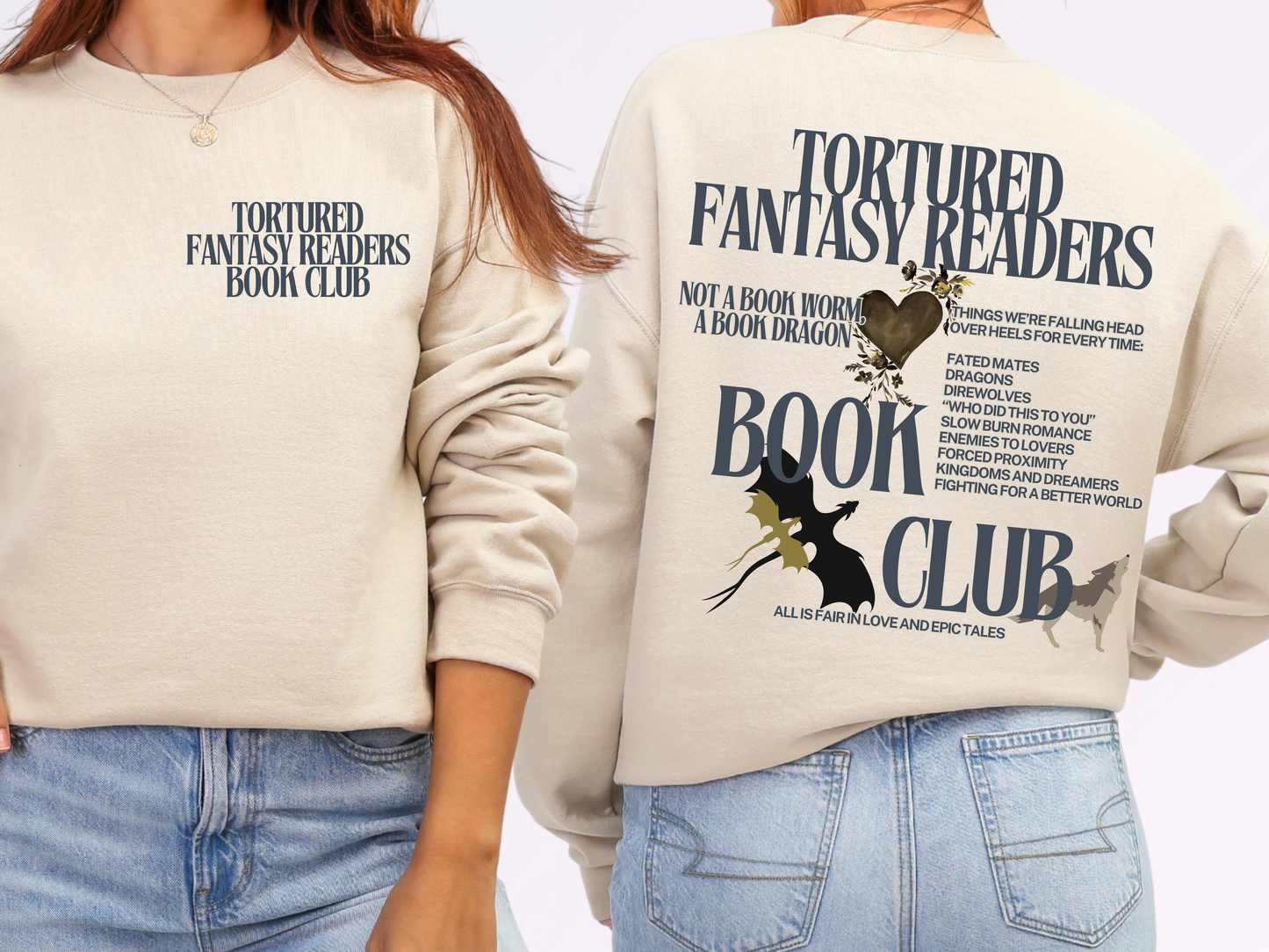 "Book Club" Crewneck (9 Club Options)