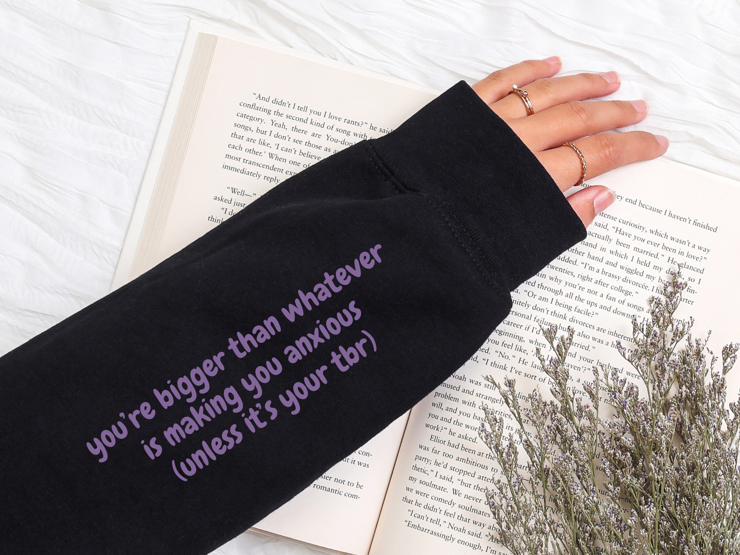 "Bigger Than Whatever Is Making You Anxious" Crewneck