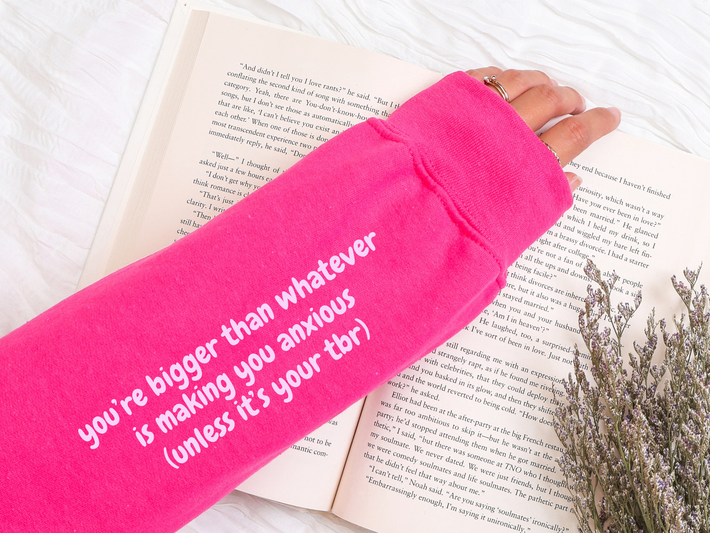 "Bigger Than Whatever Is Making You Anxious" Crewneck