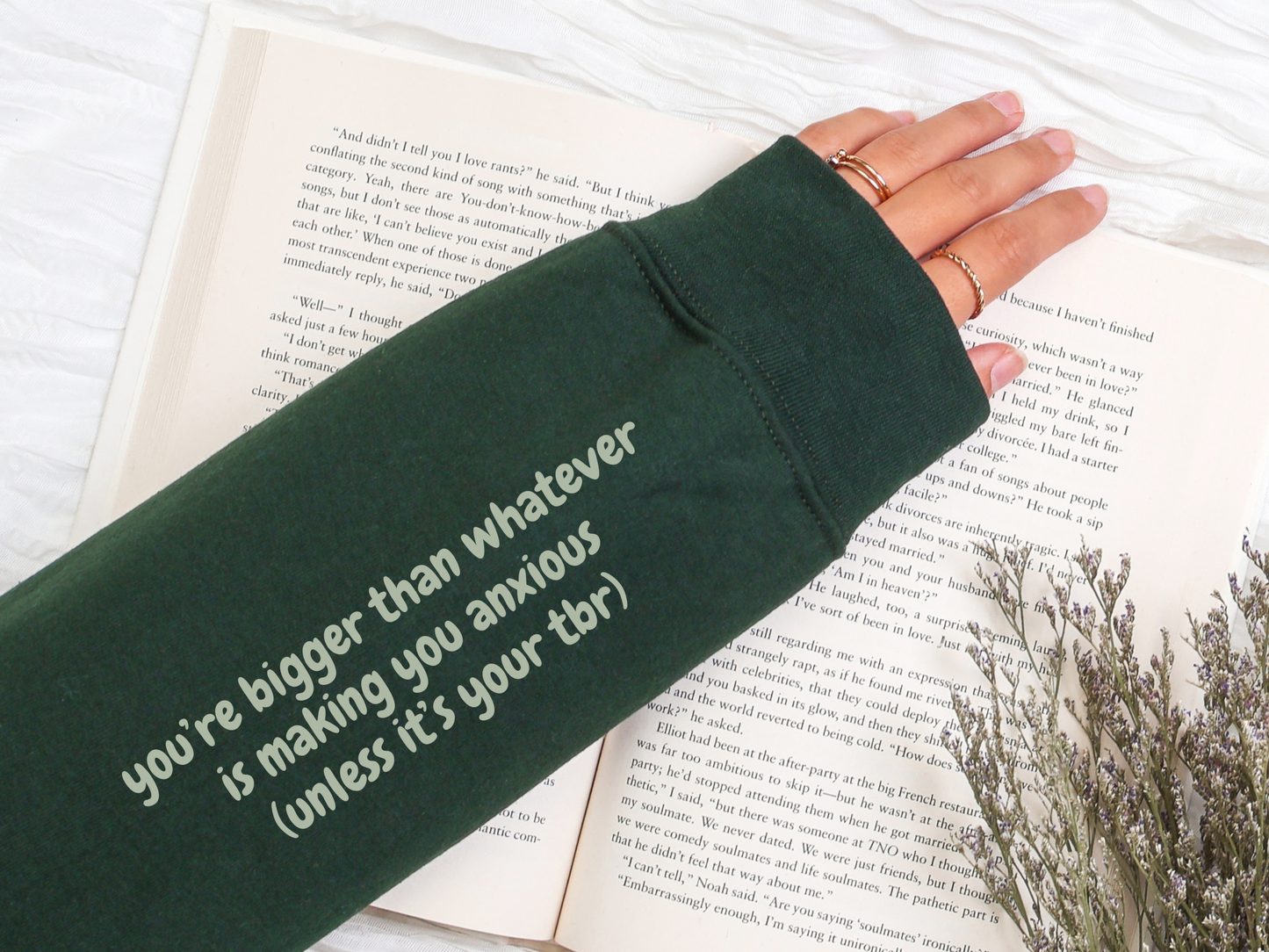 "Bigger Than Whatever Is Making You Anxious" Crewneck