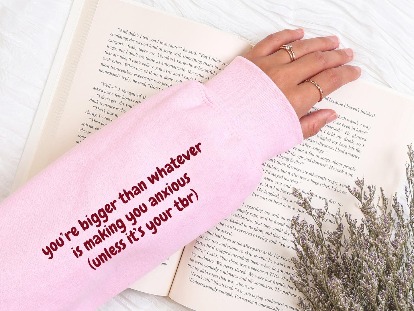 "Bigger Than Whatever Is Making You Anxious" Crewneck